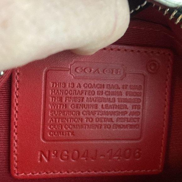 Coach Wool & Leather Houndstooth Mini Shoulder Bag - Picture 16 of 16